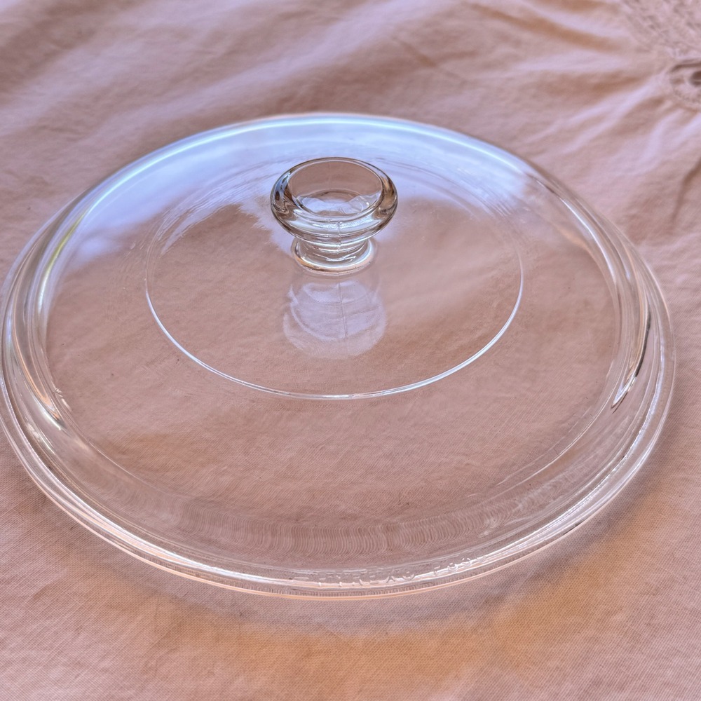 Vintage Pyrex P-83-C Clear Glass Lid Corning Ware P-83-B Replacement USA